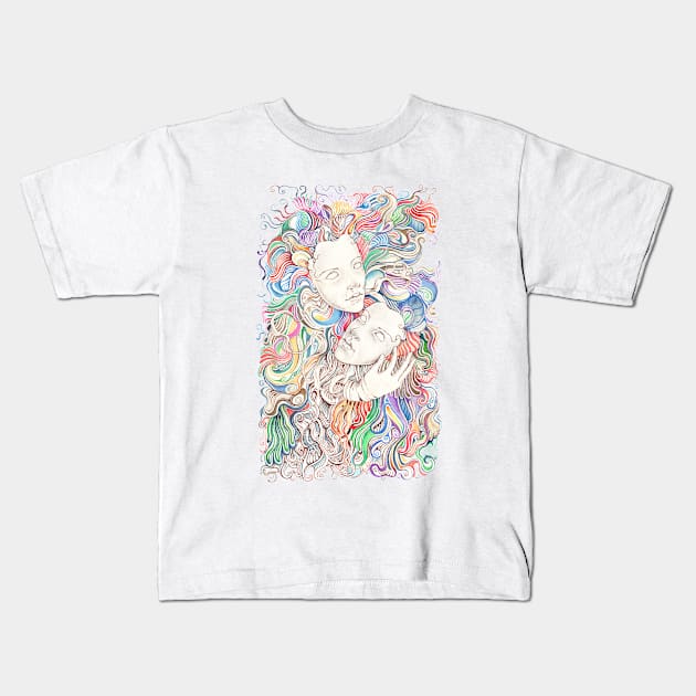 Solitude Kids T-Shirt by Tolagunestro